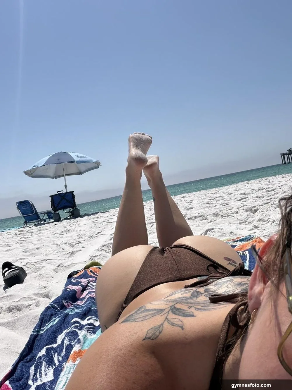 MILF on the beach