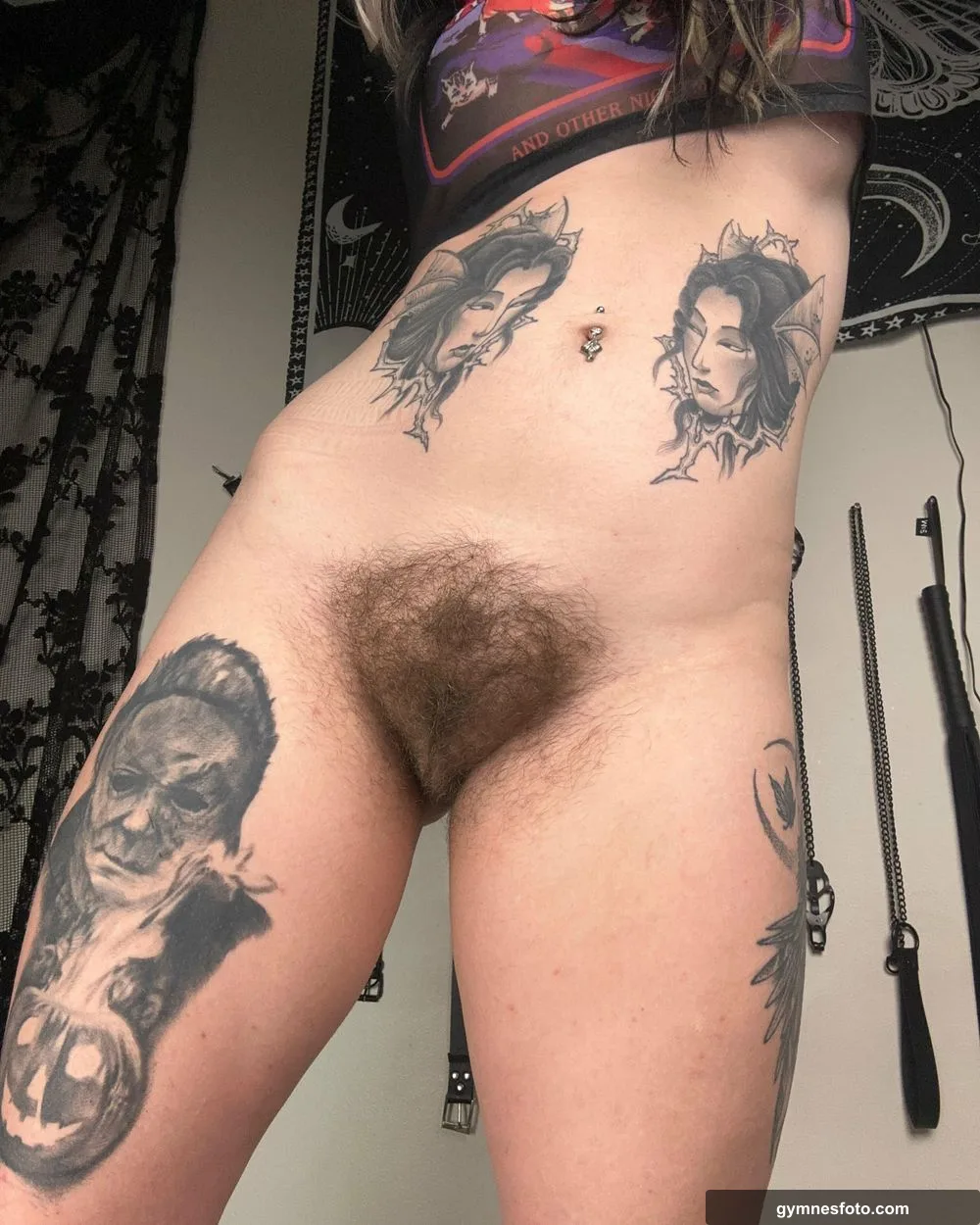 So hairy, you can barely see it