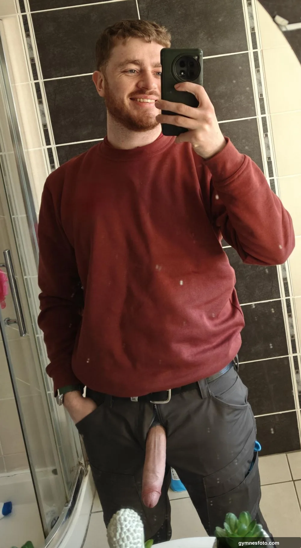 All smiles because I just finished night shift