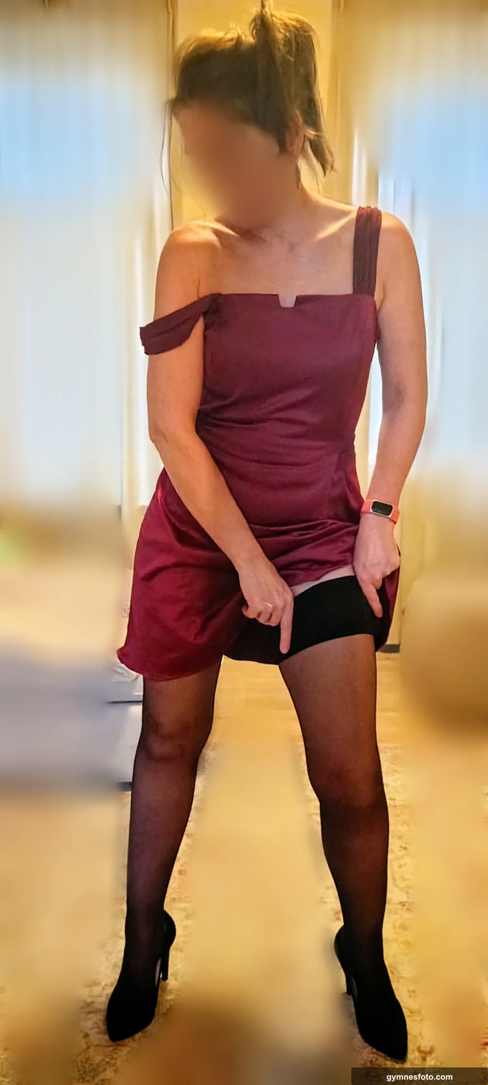 There's a fire burning under my dress