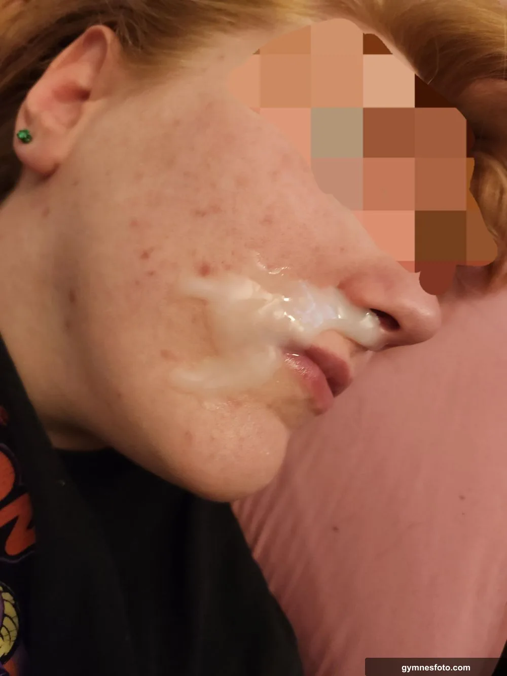 Think I made enough of a mess on her face?