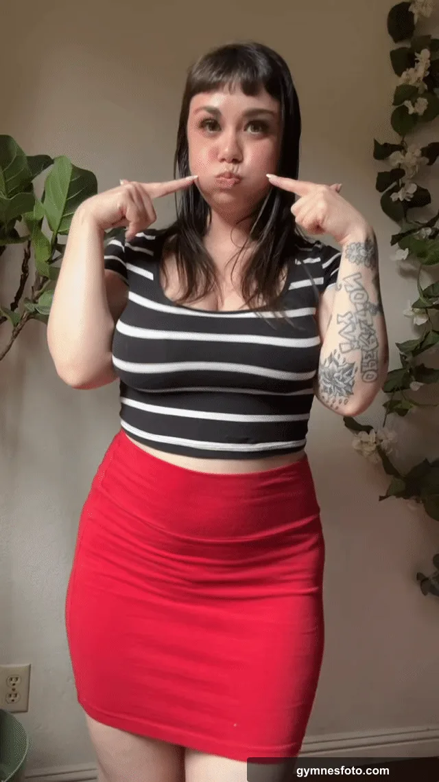 Whoever said chubby girls shouldn’t wear stripes hadn’t met 